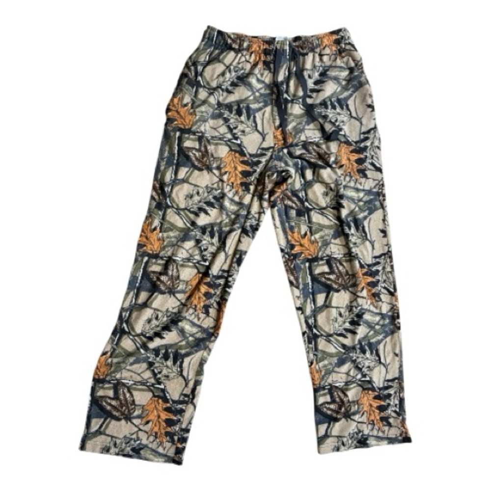 Fruit of the Loom Men's Camouflage Sweatpants - Olive, Brown, Black - Picture 4 of 4